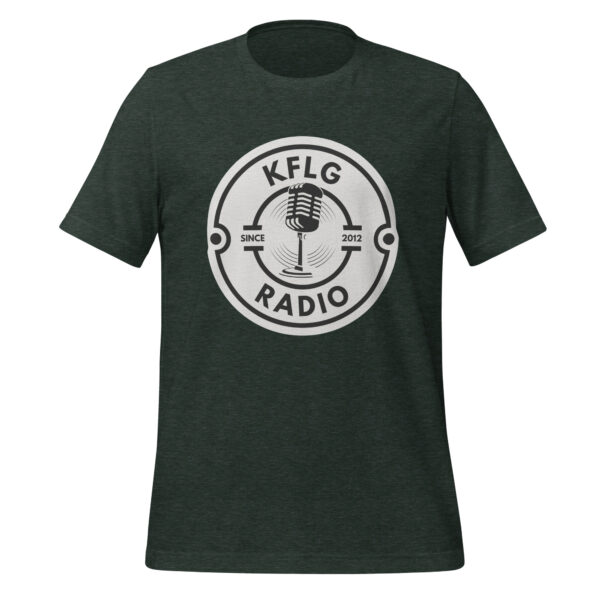 KFLG Radio Unisex T-Shirt Heather Forest