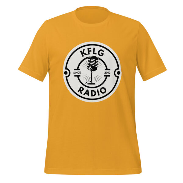 KFLG Radio Unisex T-Shirt Mustard